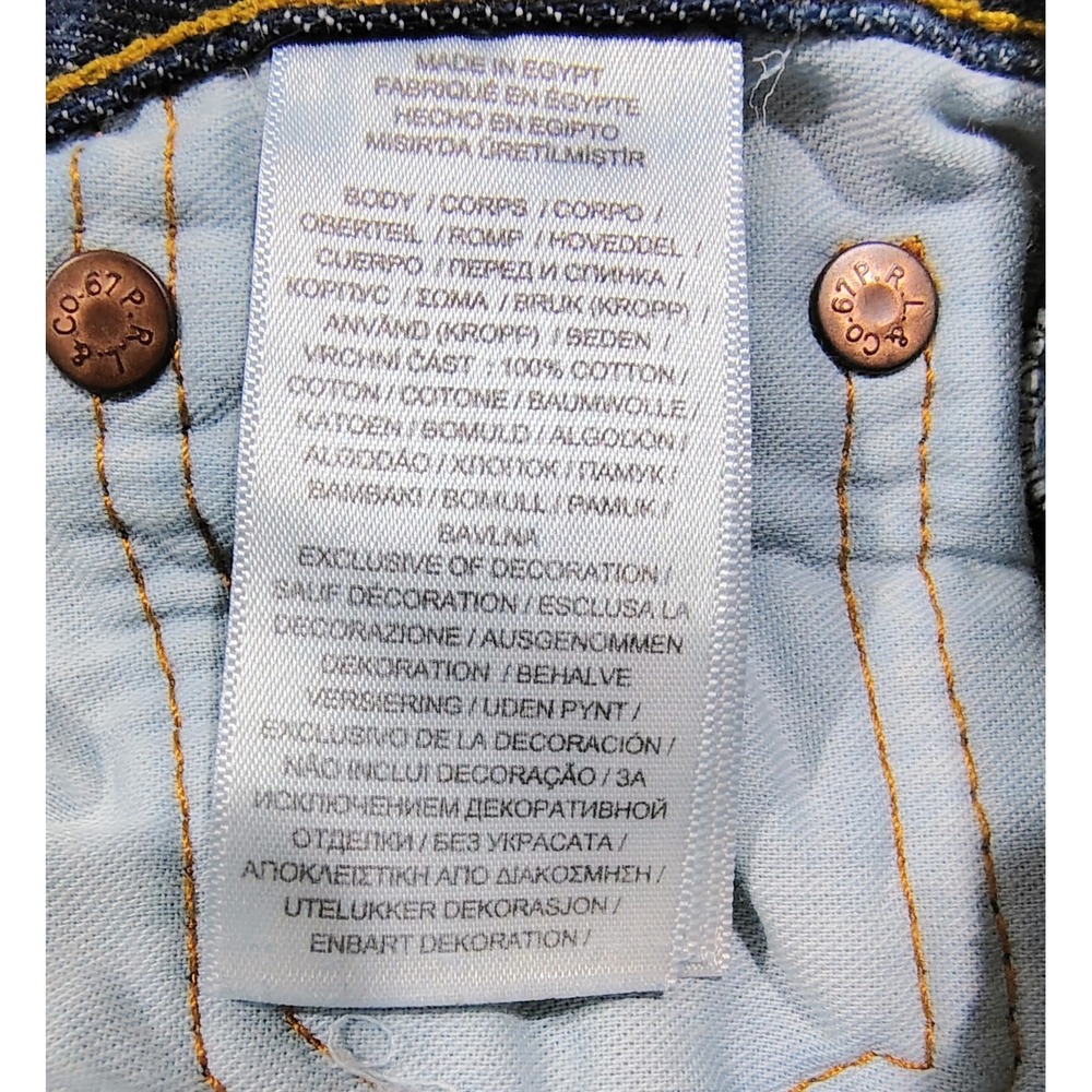 Polo Ralph Lauren Jeans The Sullivan Slim Boys Size 14 Blue Distressed Denim - Picture 10 of 14